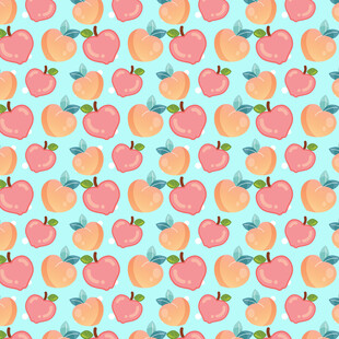 桃子图案背景图