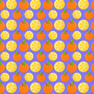 橙子图案背景纹理