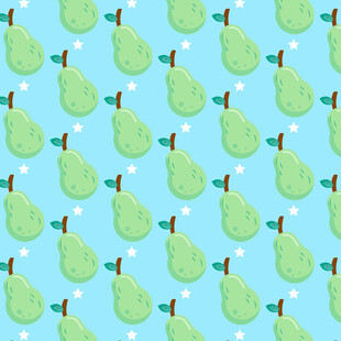 青梨图案背景图