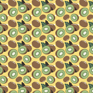 猕猴桃图案背景纹理