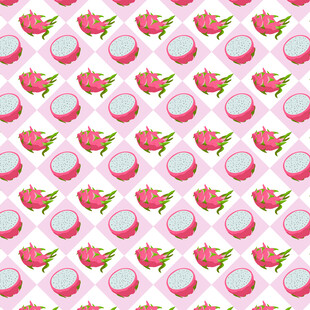 火龙果图案背景