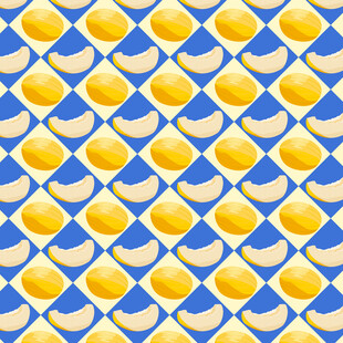 哈密瓜图案纹理