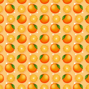 橙子图案背景纹理