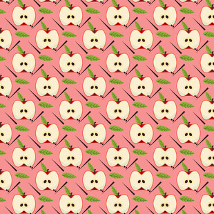 苹果图案背景设计