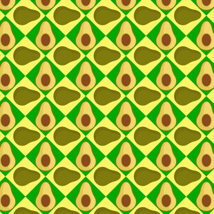 绿色牛油果图案背景纹理