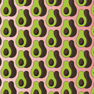 牛油果图案背景纹理