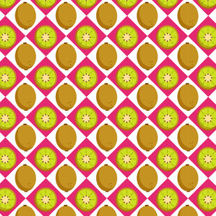 猕猴桃图案背景纹理