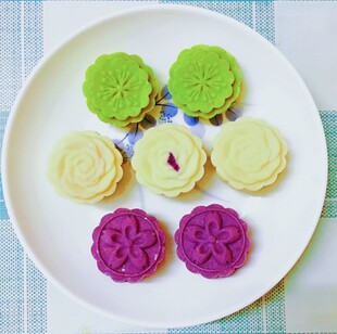 多彩精致传统糕点 手工糕点