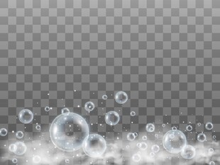 梦幻透明气泡背景图