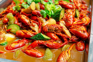 香辣小龙虾美食诱人