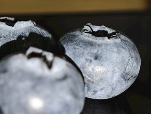 新鲜饱满的蓝莓