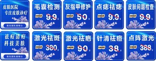 皮肤科价格表
