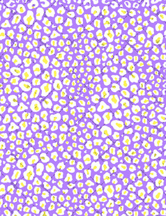 紫色背景上的多彩小圆图案