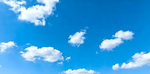 蓝天白云美景