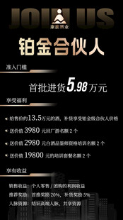 合伙人招募海报招商