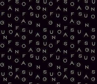黑色背景字母图案纹理