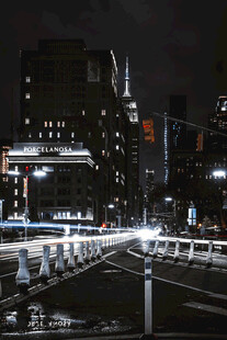 城市夜晚车流灯光美景