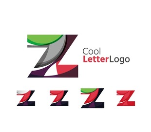 酷炫字母Z标志设计