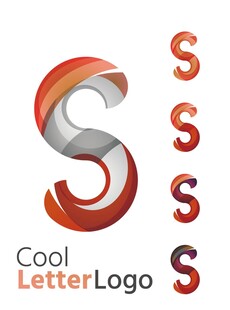 酷炫字母S标志设计