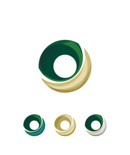 多彩环形几何图形