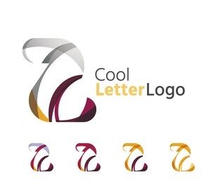 酷炫字母标志设计示例