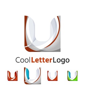 创意字母U标志设计
