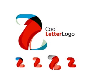 酷炫字母Z标志设计