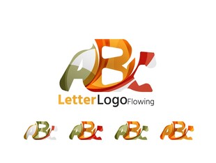 多彩字母标志设计示例