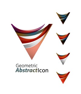 几何抽象图标集合