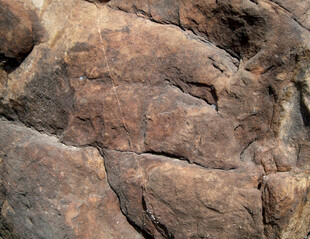 粗糙岩石纹理特写