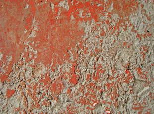 斑驳红色墙面纹理