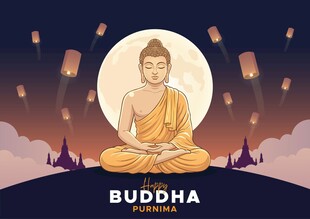 佛陀祈福图