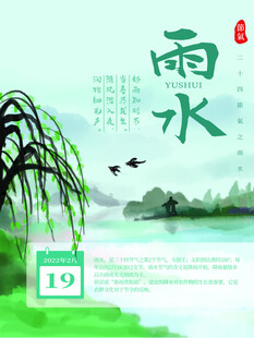 雨水海报
