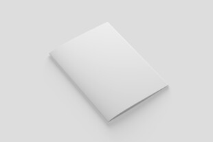 A4时尚画册设计展示样机