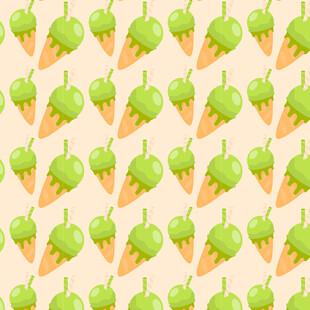 抹茶冰淇淋图案背景