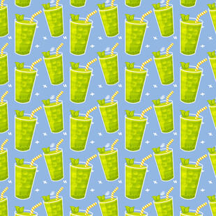 绿色杯子图案背景纹理