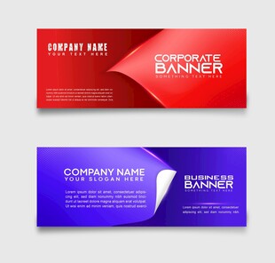 商务横幅素材