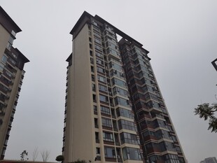 高层住宅楼外观景象