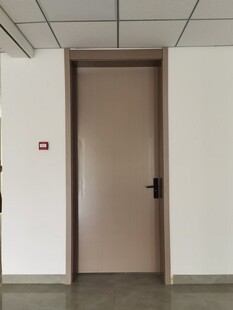 简约室内单扇门场景