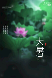 大暑海报 