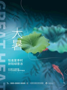 大暑海报