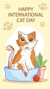 国际猫咪日可爱猫咪图