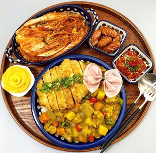 韩式美食拼盘多样美味