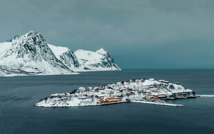 挪威北极湾小镇
