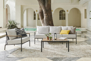 现代庭院休闲沙发组合