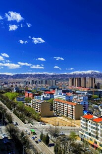 山西朔州雪后风景