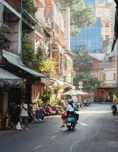 东南亚风情的街道日常
