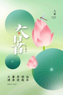 大暑海报