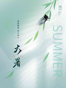 大暑海报 