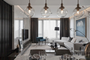 现代简约风客厅室内景致